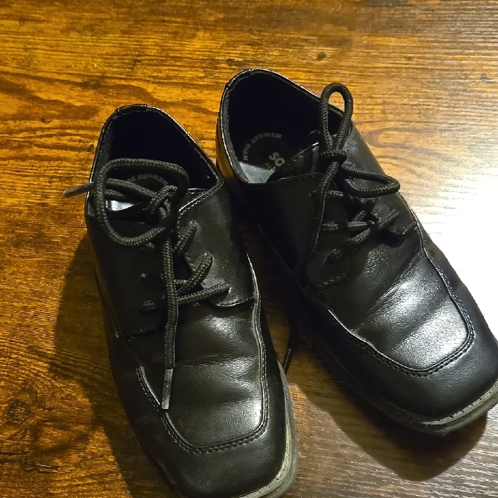 Williams Sonoma Black Leather Dress Shoes Classic Oxford